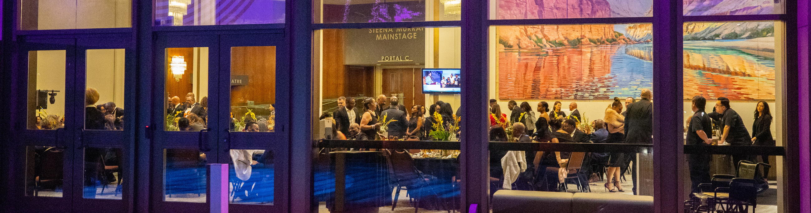 event taking place in the CCA lobby
