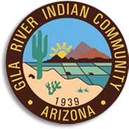 Gila River Indian Community Arizona 1939 with illustration of cacti, farm land, sun rising over mountains